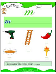M Sesi Çalışma Sayfaları